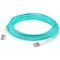 Add-On Addon 3M Lc (Male) To Lc (Male) Aqua Om4 Duplex Plenum-Rated Fiber ADD-LC-LC-3M5OM4P - alternate 1